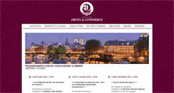 Desktop Screenshot of droit-et-commerce.org